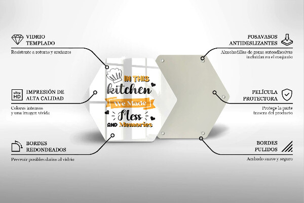 Üveg vágódeszka In this kitchen we made mess and memories