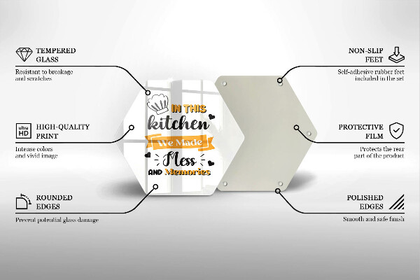 Üveg vágódeszka In this kitchen we made mess and memories