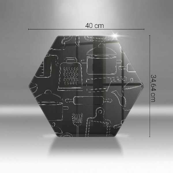 Üveg vágódeszka Rajzfilm konyhai kiegészítők