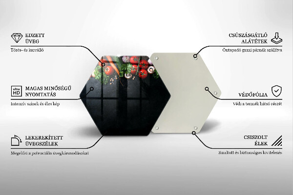 Üveg vágódeszka Színes zöldségek