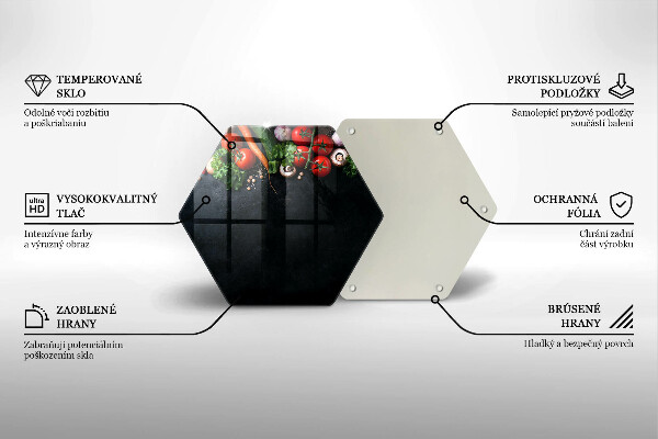 Üveg vágódeszka Színes zöldségek