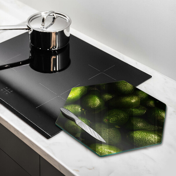 Üveg vágódeszka Avokádó gyümölcs