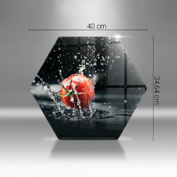 Üveg vágódeszka Paradicsom vízben