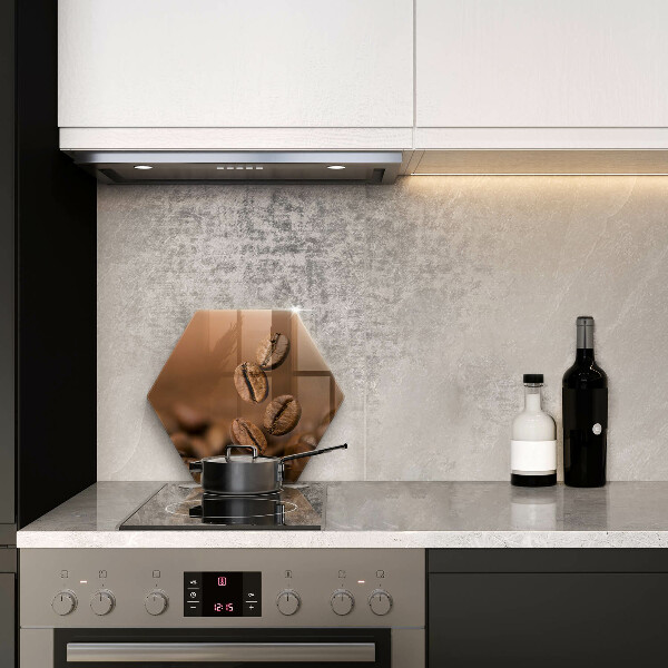 Üveg vágódeszka Kávébab