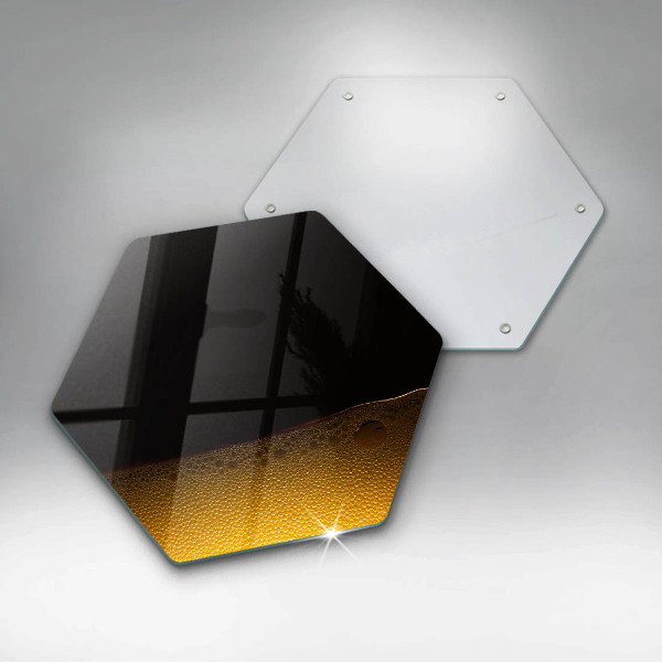 Üveg vágódeszka Szénsavas sör