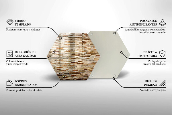 Üveg vágódeszka Díszítő kövek textúrája