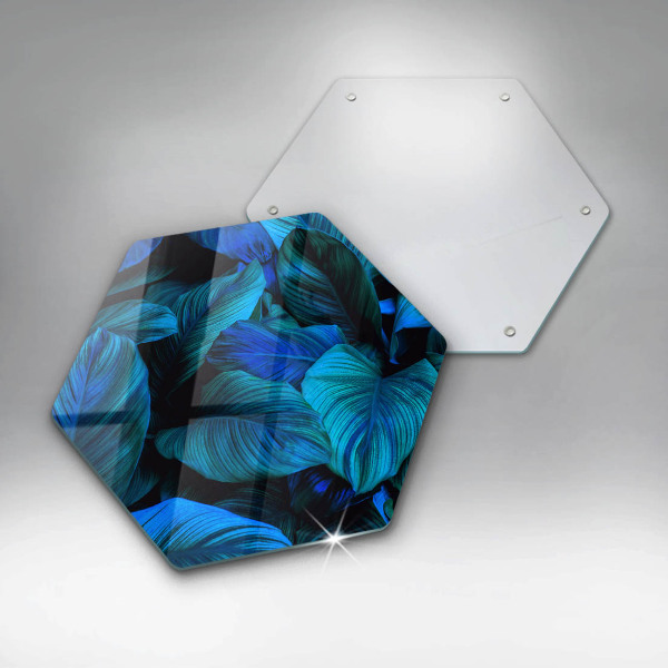 Üveg vágódeszka Dzsungel növényzet levelei