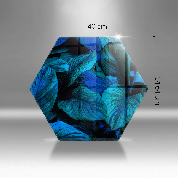 Üveg vágódeszka Dzsungel növényzet levelei