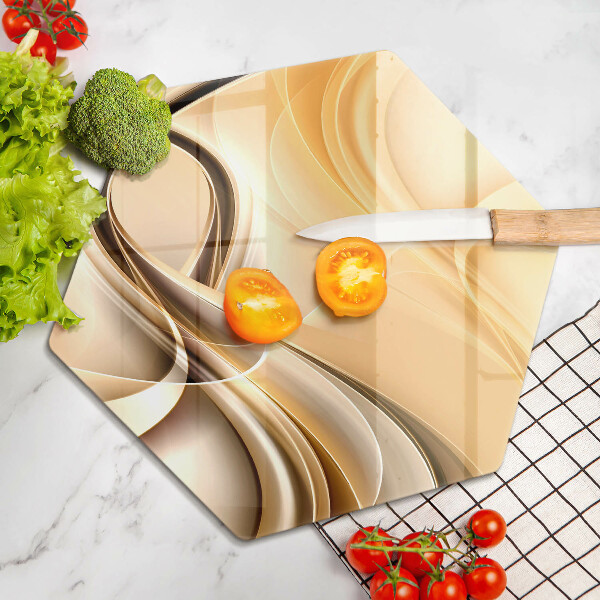 Üveg vágódeszka Füst absztrakció