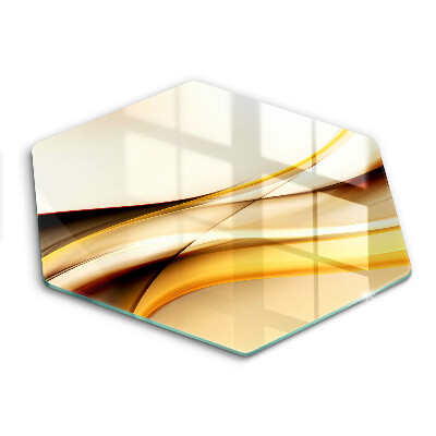 Üveg vágódeszka Absztrakt füst vonalak