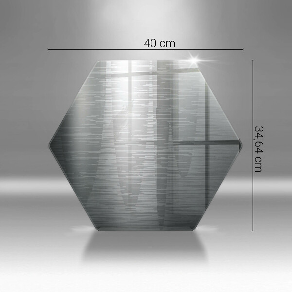 Üveg vágódeszka Fém textúra