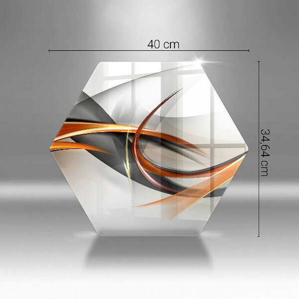 Üveg vágódeszka Modern formák