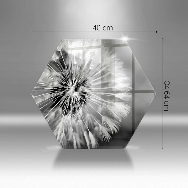 Üveg vágódeszka Finom gyermekláncfű