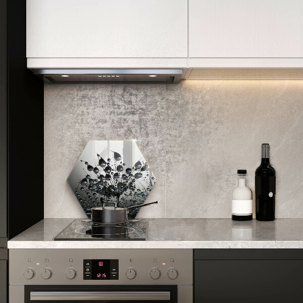 Üveg vágódeszka Pitypang és harmat