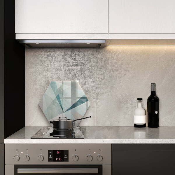 Üveg vágódeszka Éles absztrakció