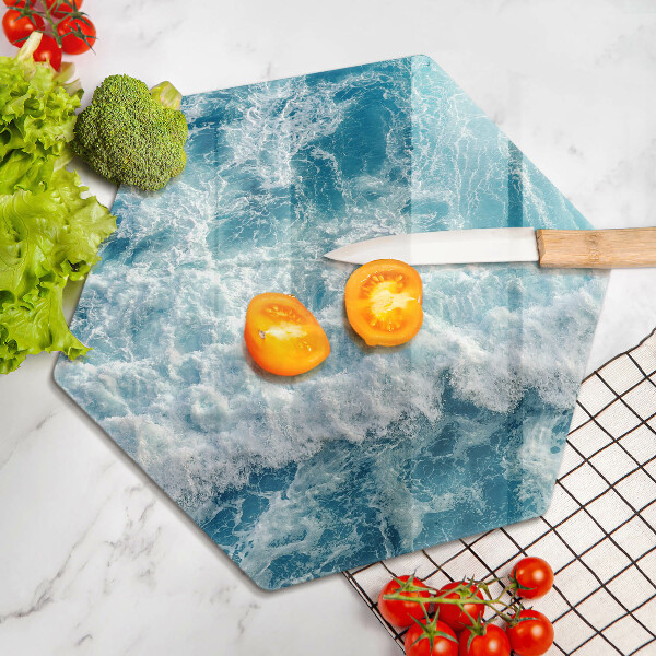 Üveg vágódeszka Tenger víz hullámai