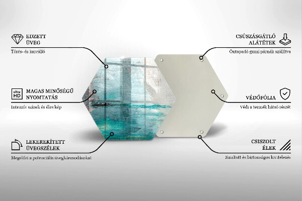 Üveg vágódeszka Festék absztrakciós háttér