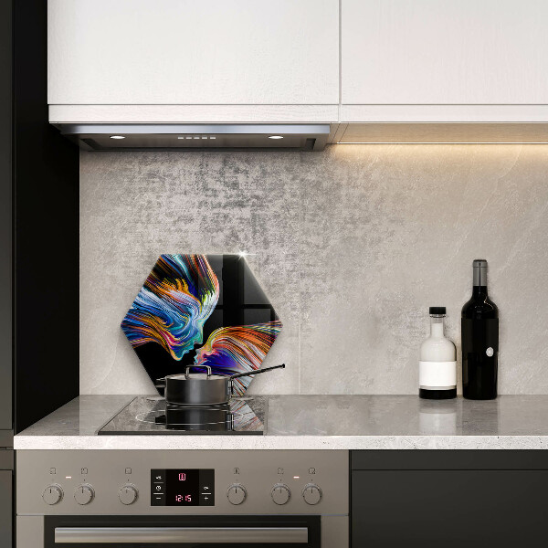 Üveg vágódeszka Csók absztrakció