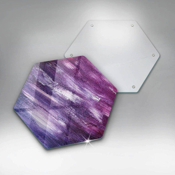 Üveg vágódeszka Festék absztrakció