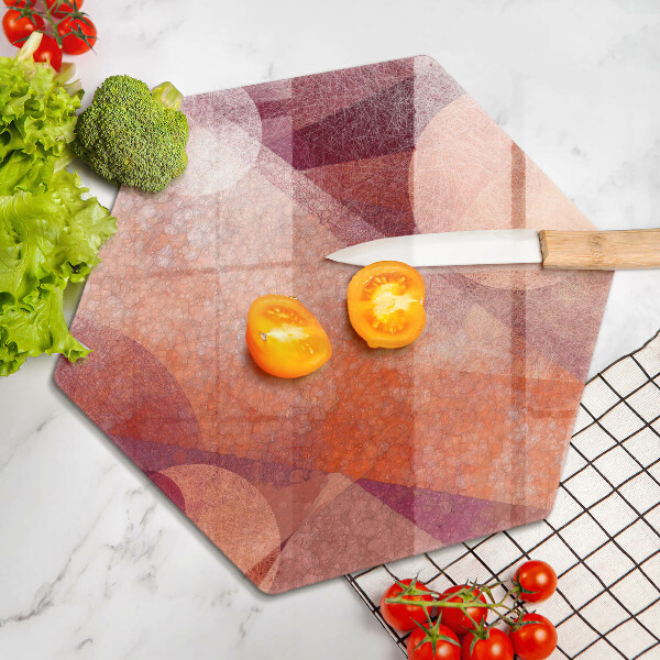 Üveg vágódeszka Absztrakt muveszet