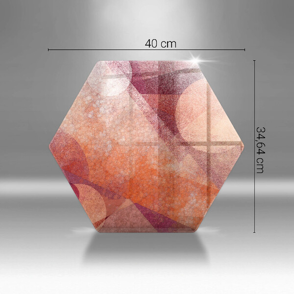 Üveg vágódeszka Absztrakt muveszet