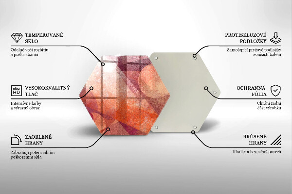 Üveg vágódeszka Absztrakt muveszet