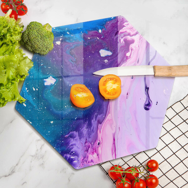 Üveg vágódeszka Absztrakciós tinták