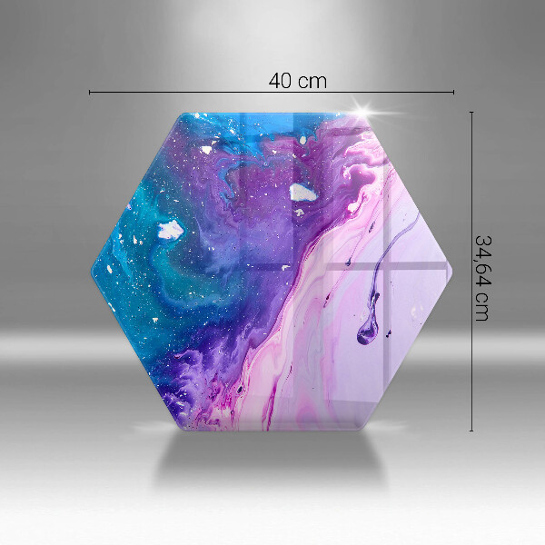 Üveg vágódeszka Absztrakciós tinták