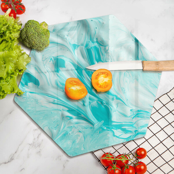 Üveg vágódeszka Absztrakciós festékek