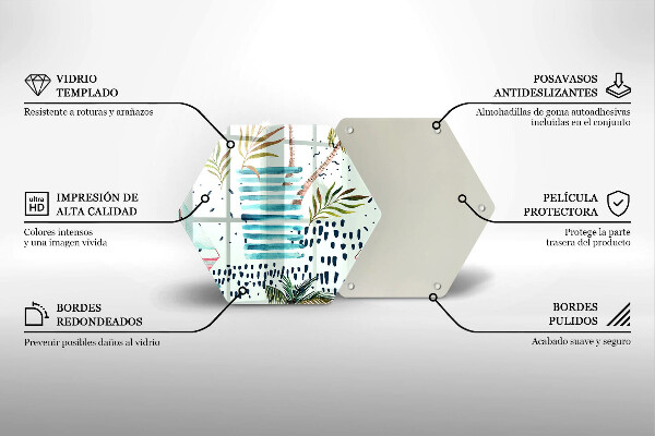 Üveg vágódeszka Ünnepi illusztrációk