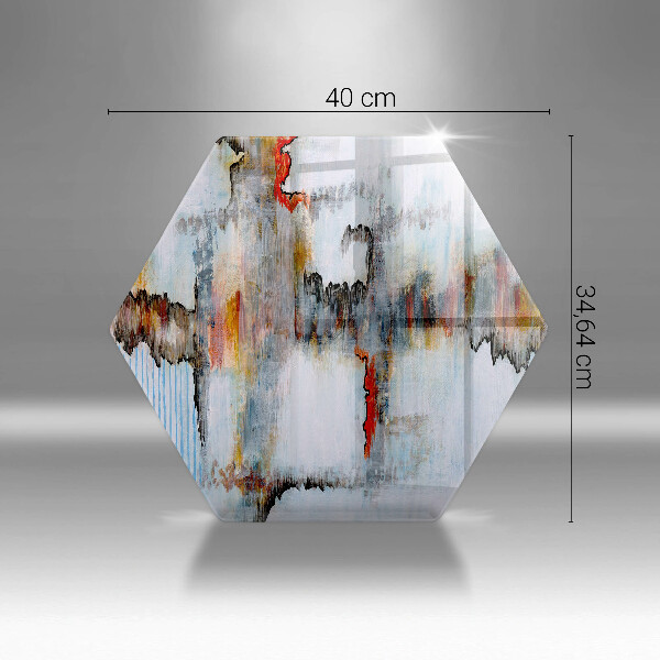 Üveg vágódeszka Absztrakciós festékek