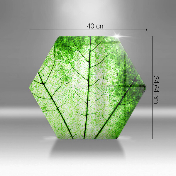 Üveg vágódeszka Dekoratív érlevél