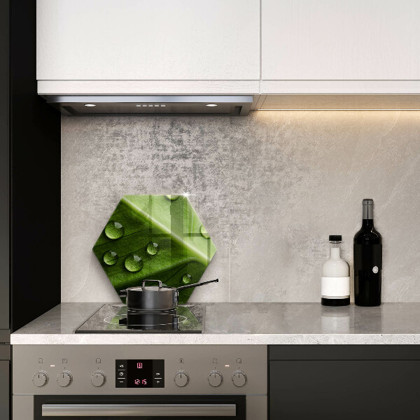 Üveg vágódeszka Természet harmat és levél