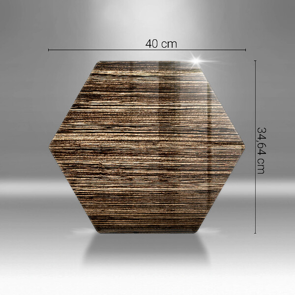 Üveg vágódeszka Fa textúra