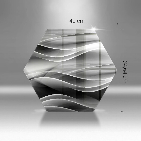 Üveg vágódeszka Absztrakt füstvonalak