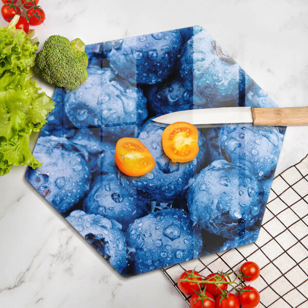 Üveg vágódeszka Lédús áfonya