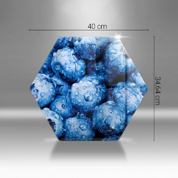 Üveg vágódeszka Lédús áfonya