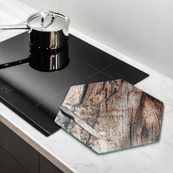 Üveg vágódeszka Fa szerkezet