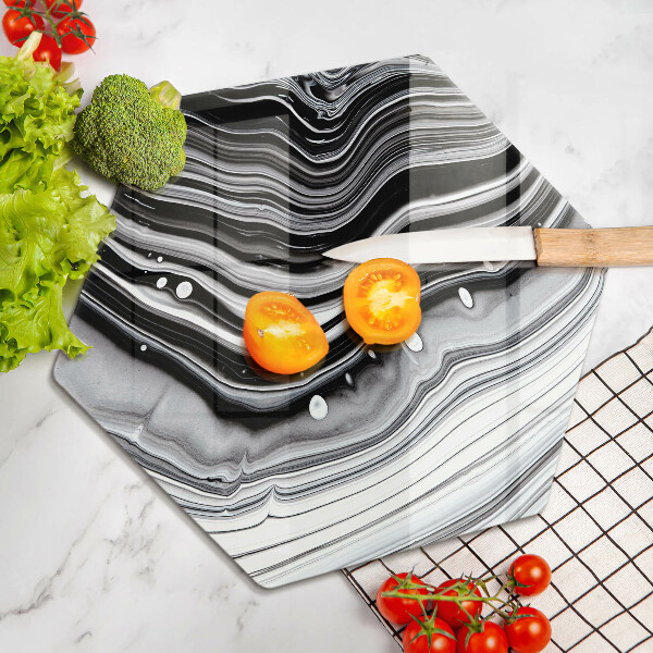 Üveg vágódeszka Tinta absztrakció