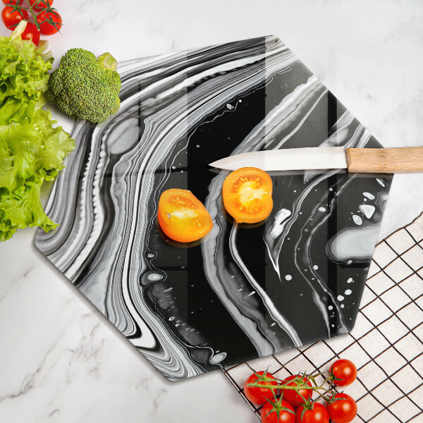 Üveg vágódeszka Tinta absztrakció