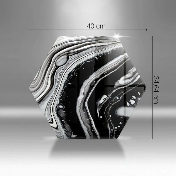 Üveg vágódeszka Tinta absztrakció