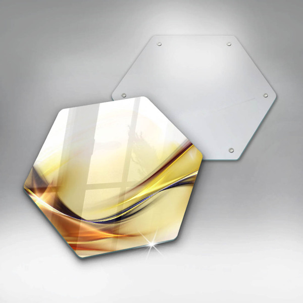 Üveg vágódeszka Absztrakt fényvonalak