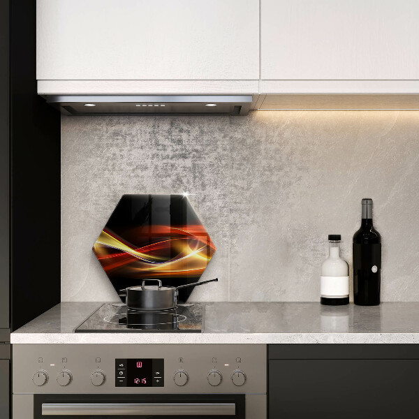 Üveg vágódeszka Absztrakt füst és fény