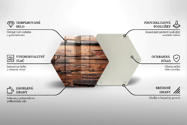 Üveg vágódeszka Dekoratív fa táblák