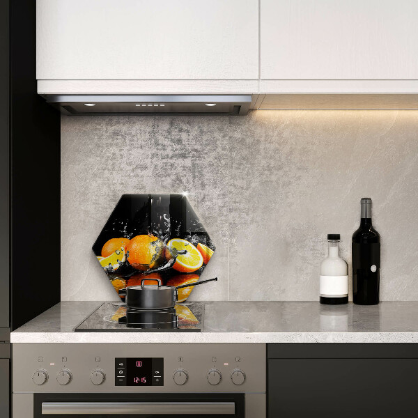 Üveg vágódeszka Lédús narancssárga gyümölcs