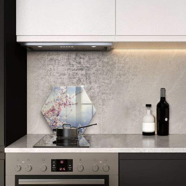 Üveg vágódeszka Virágzó fa