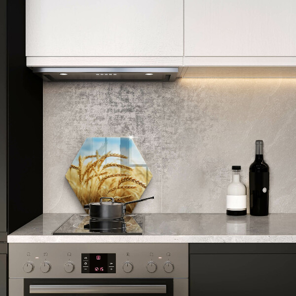 Üveg vágódeszka Kalász gabonafélék a területen