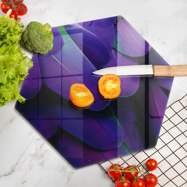 Üveg vágódeszka Neon tollak