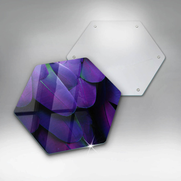 Üveg vágódeszka Neon tollak