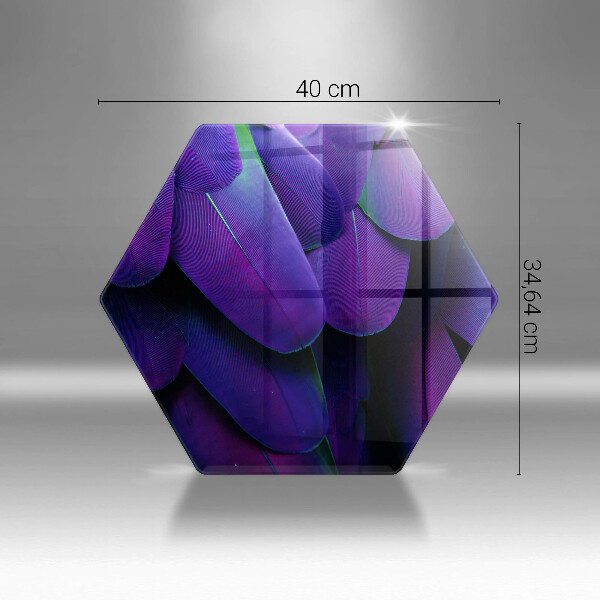 Üveg vágódeszka Neon tollak